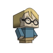 çocuklar için hazır çizgifilm karakterleri model maketi şablonu, paper craft model cartoon