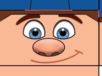 çocuklar için hazır çizgifilm karakterleri model maketi şablonu, paper craft model cartoon