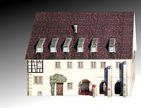çocuklar için hazır ev model maketi şablonu, paper craft model house