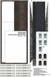 çocuklar için hazır ev model maketi şablonu, paper craft model house