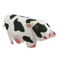 çocuklar için hazır hayvan model maketi şablonu, paper craft model animals