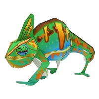 çocuklar için hazır hayvan model maketi şablonu, paper craft model animals