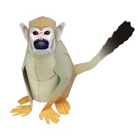 çocuklar için hazır hayvan model maketi şablonu, paper craft model animals