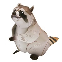 çocuklar için hazır hayvan model maketi şablonu, paper craft model animals