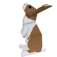 çocuklar için hazır hayvan model maketi şablonu, paper craft model animals