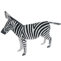 çocuklar için hazır hayvan model maketi şablonu, paper craft model animals