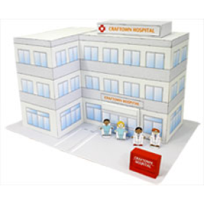 çocuklar için hazır model maket şablonu, paper craft model