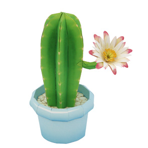 çocuklar için hazır model çiçek maketi şablonu, paper craft model