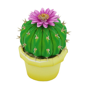 çocuklar için hazır model çiçek maketi şablonu, paper craft model