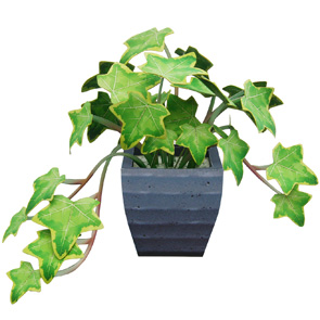 çocuklar için hazır model çiçek maketi şablonu, paper craft model