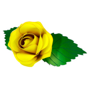 çocuklar için hazır model çiçek maketi şablonu, paper craft model