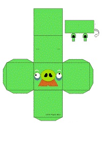çocuklar için hazır eğlenceli ve kolay model maketi şablonu, paper craft model easy and funny