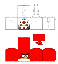 çocuklar için hazır eğlenceli ve kolay model maketi şablonu, paper craft model easy and funny