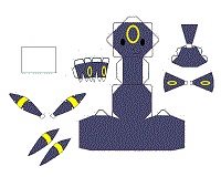 çocuklar için hazır eğlenceli ve kolay model maketi şablonu, paper craft model easy and funny