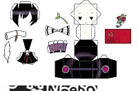 çocuklar için hazır eğlenceli ve kolay model maketi şablonu, paper craft model easy and funny