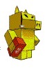 çocuklar için hazır eğlenceli ve kolay model maketi şablonu, paper craft model easy and funny