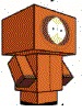 çocuklar için hazır eğlenceli ve kolay model maketi şablonu, paper craft model easy and funny
