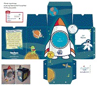 çocuklar için hazır eğlenceli ve kolay model maketi şablonu, paper craft model easy and funny