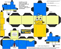 çocuklar için hazır eğlenceli ve kolay model maketi şablonu, paper craft model easy and funny