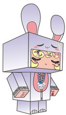 çocuklar için hazır eğlenceli ve kolay model maketi şablonu, paper craft model easy and funny