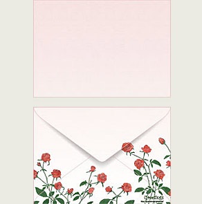 Desenli Mektup Zarfları