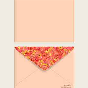 Desenli Mektup Zarfları