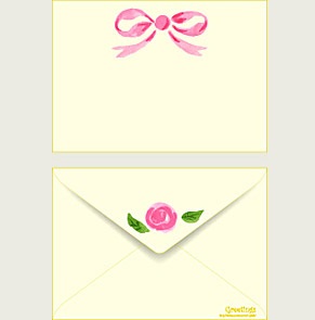 Desenli Mektup Zarfları