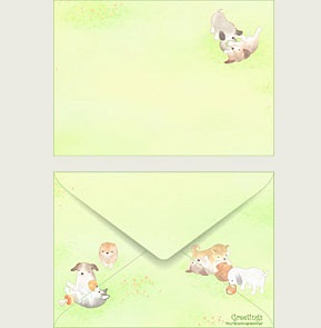 Desenli Mektup Zarfları