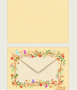 Desenli Mektup Zarfları