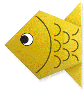 origami balık