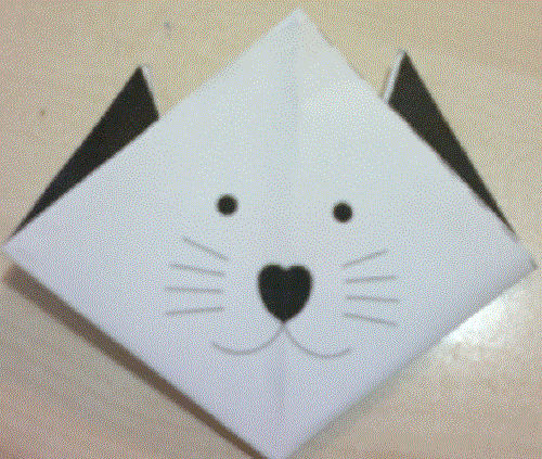 origami kedi