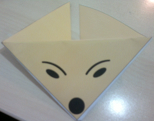 origami tilki