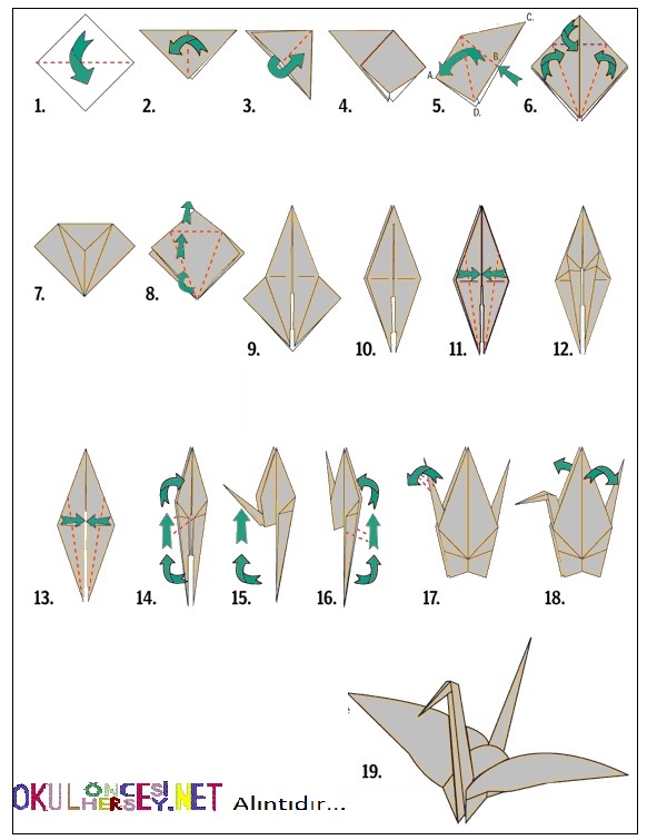 origami Ejderha