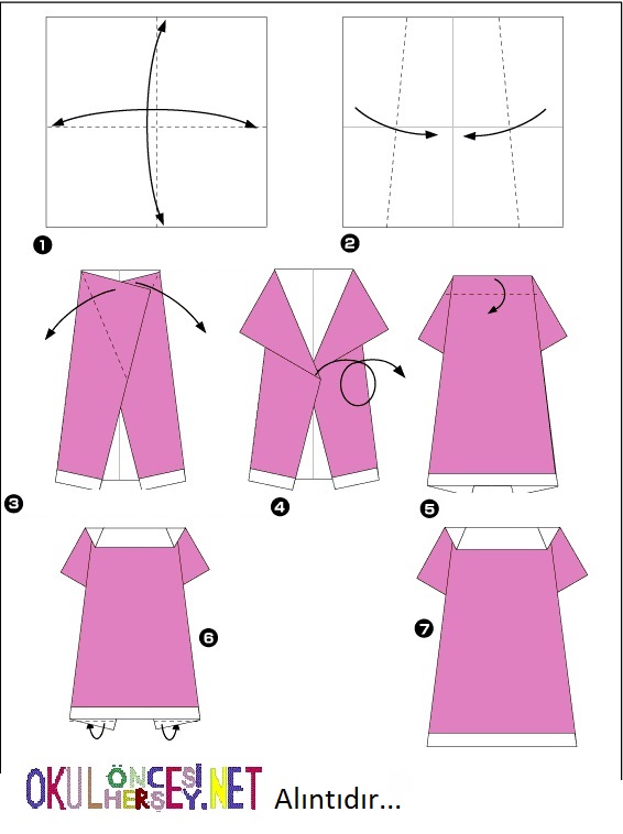 origami Elbise
