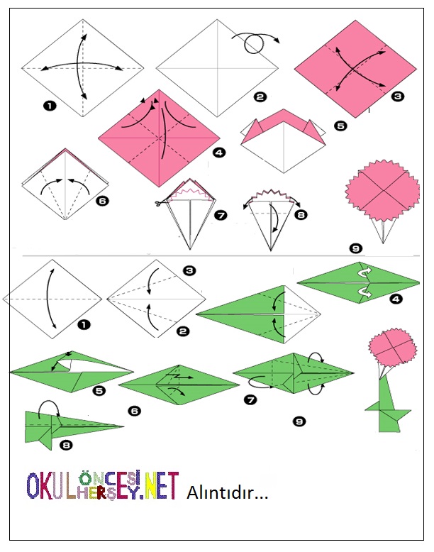 origami Gül