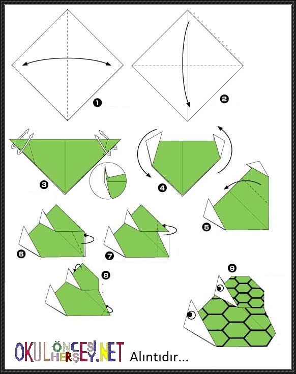origami Kaplumbağa