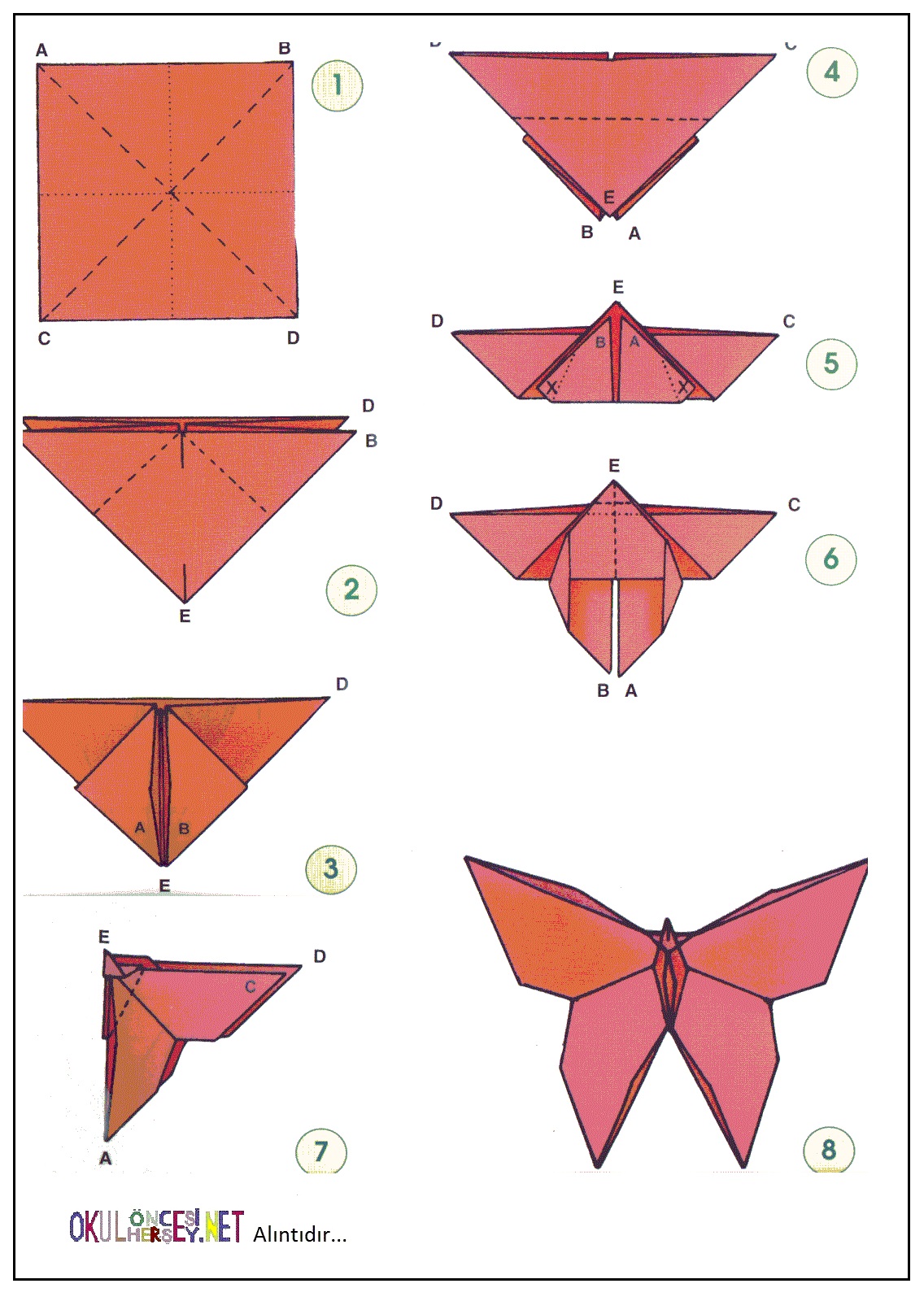 origami Kelebek