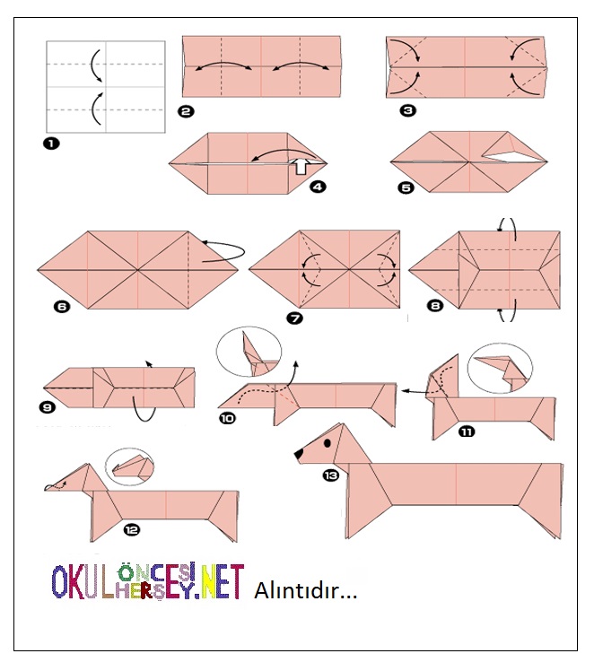 origami Köpek