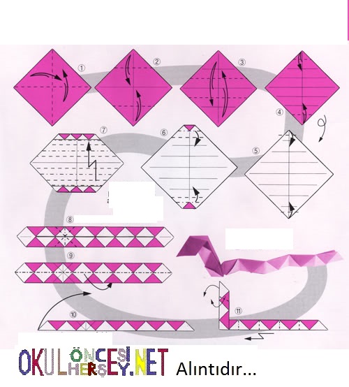 origami Yılan