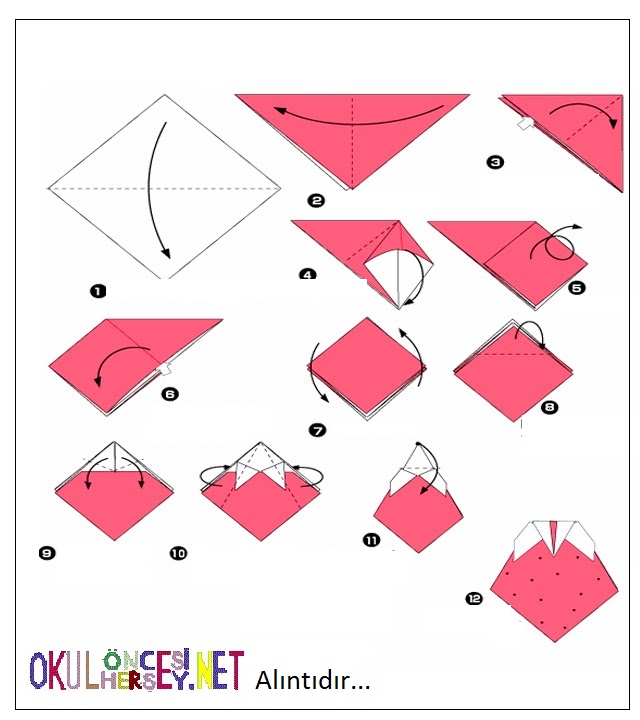 origami Çilek