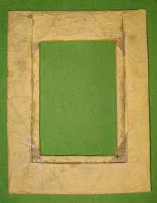 kağıttan-kartondan Eskitme görünüşlü çerçeve yapımı resimleri