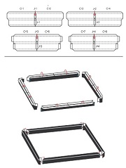 kağıttan-kartondan Siyah görünüşlü çerçeve yapımı resimleri