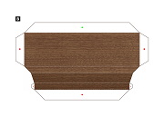 kağıttan-kartondan ahşap görünüşlü çerçeve yapımı resimleri