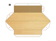 kağıttan-kartondan altın görünüşlü çerçeve yapımı resimleri