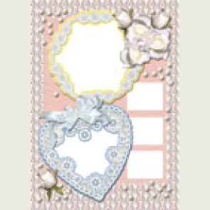 kağıttan-kartondan hazır çerçeve şablonu kes-yapıştır