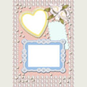 kağıttan-kartondan hazır çerçeve şablonu kes-yapıştır