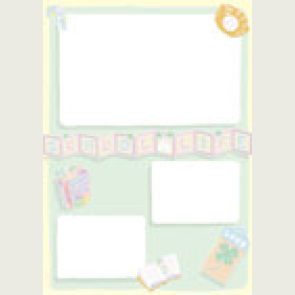 kağıttan-kartondan hazır çerçeve şablonu kes-yapıştır