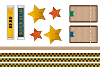 kağıttan-kartondan hazır çerçeve şablonu kes-yapıştır