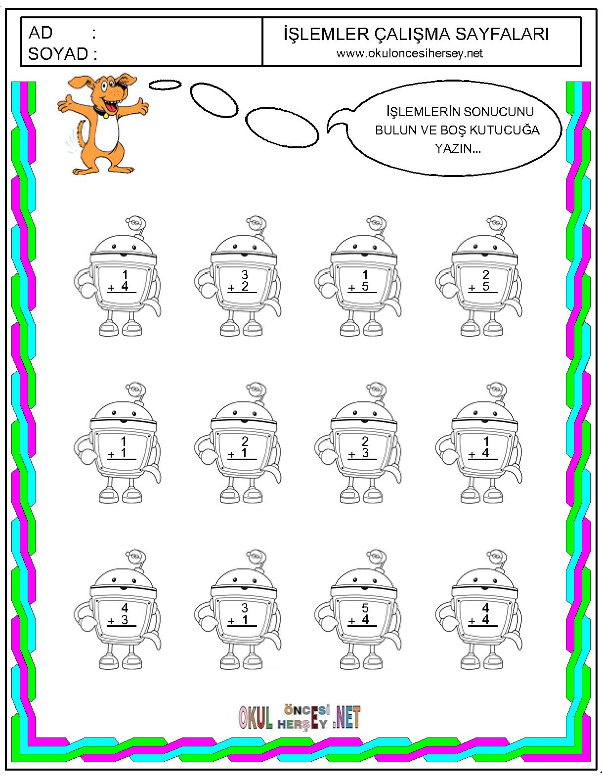 Basit Toplama Çıkarma İşlemi