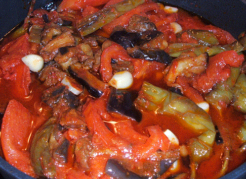 Patlıcanlı Sac Kebabı
